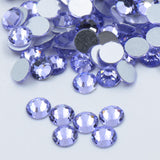 TANZANITE Flat Back Rhinestones Glass Crystal loose Beads wholesale bulk pack