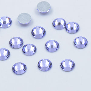 TANZANITE Flat Back Rhinestones Glass Crystal loose Beads wholesale bulk pack