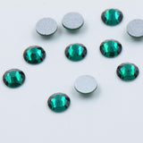 EMERALD Flat Back Rhinestones Glass Crystal loose Beads wholesale bulk pack