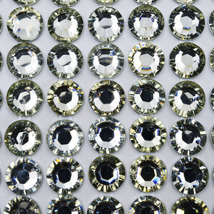 468 pcs 5mm Orange stone acrylic resin diamonds peel stick on self adhesive crystal jewel stickers for gift decoration