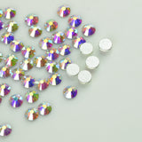 Crystal AB Flat Back Rhinestones Glass Crystal loose Beads wholesale bulk pack